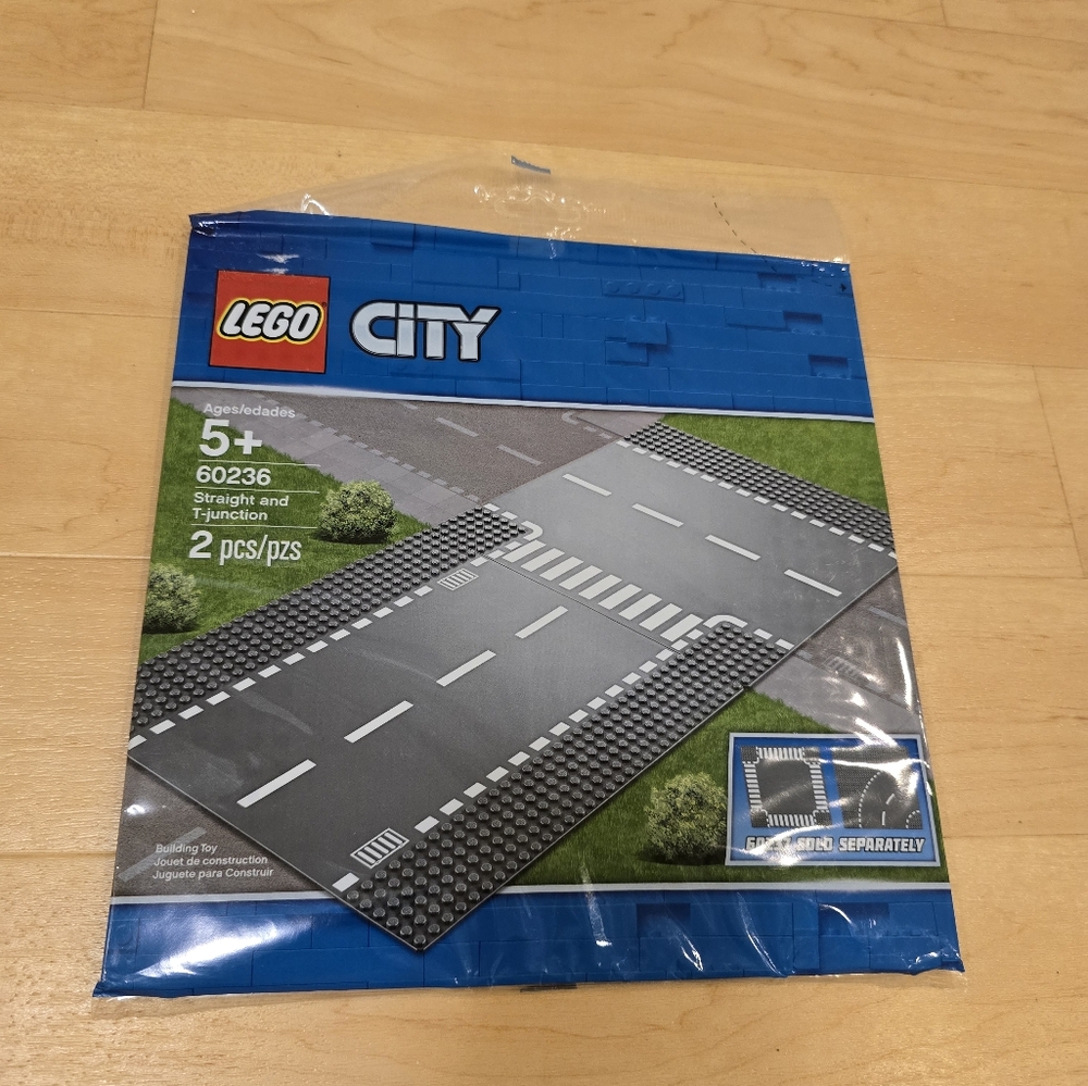 Lego street t junction 1 pack